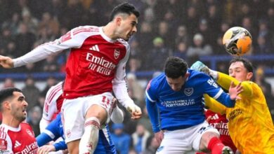 صورة آرسنال يكتسح بورتسموث برباعية ويحجز مقعداً في دور الـ32 لكأس الاتحاد الإنجليزي