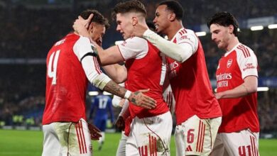 صورة أرسنال يُسقط تشيلسي في “ستامفورد بريدج” ويضع قدماً في نهائي كأس الرابطة